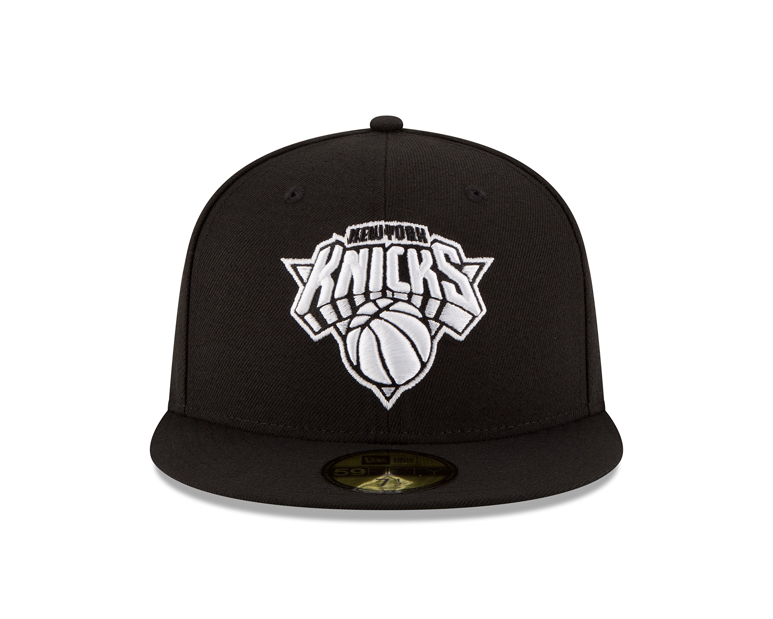 Amazon.co.jp: New Era New York Knicks NBA Black White 59fifty 5950